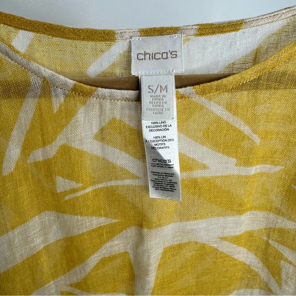 Chicos Oversized Linen popover poncho - Picture 4 of 5